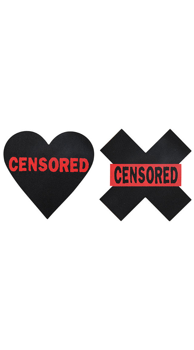 248523 - CENSORED HEARTS AND X Pasties - Just for you desires