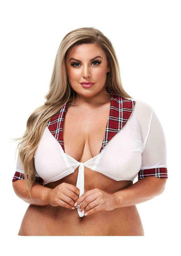 SCHOOLGIRL TOP - Just for you desires