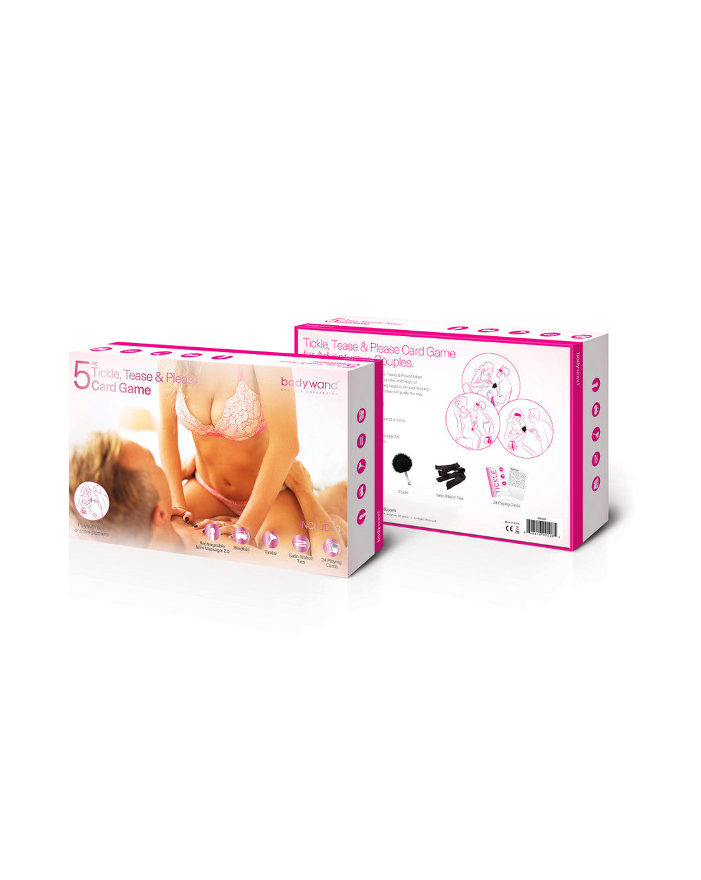 248697 - Bodywand 5 Piece Tickle Tease And Please Card Game - Just for you desires