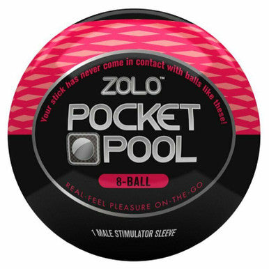 ZOLO POCKET POOL 8 BALL Masturbator - Just for you desires