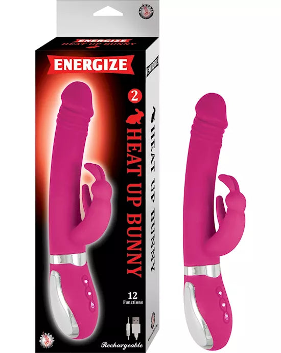 ENERGIZE HEAT UP BUNNY 2 -PINK - Just for you desires