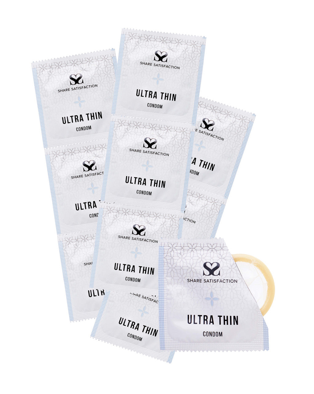 270270 - Share Satisfaction Ultra Thin Condoms 100 Bulk Pack - Just for you desires