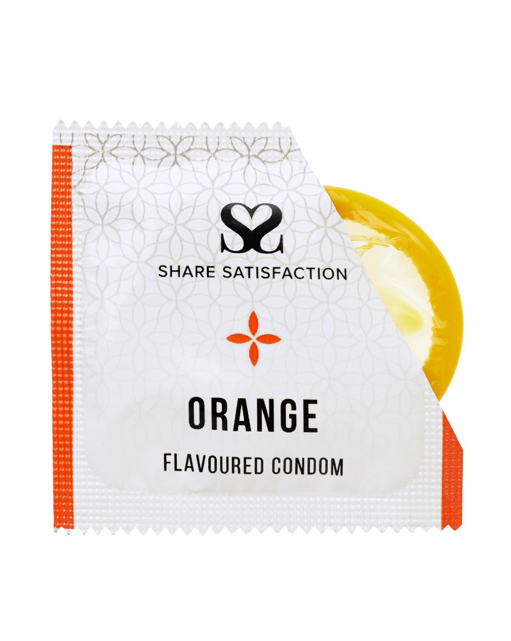 270274 - Share Satisfaction Orange Flavoured Condoms 100 Bulk Pack - Just for you desires