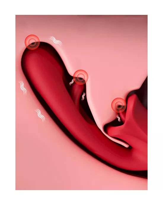 Biting mouth with tongue licking - Just for you desires