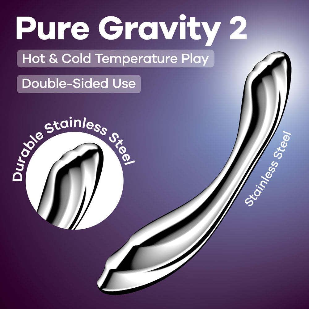 Satisfyer Pure Gravity 2 Silver - Just for you desires