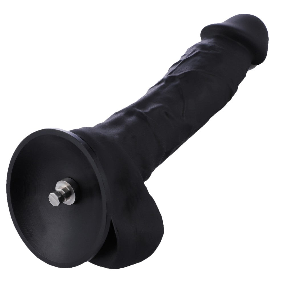HiSmith - 8.7" Silicone Flexible Black Dildo (KlicLok) - Just for you desires