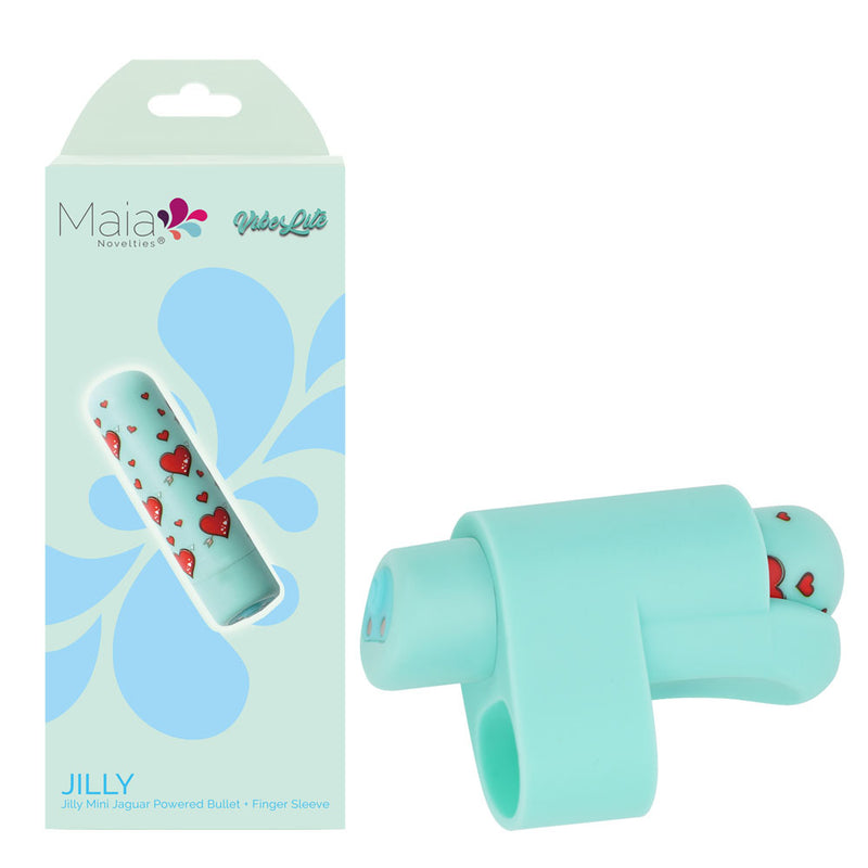 Maia JILLY - Teal - Teal USB Rechargeable Powerful Finger Stimulator - Just for you desires