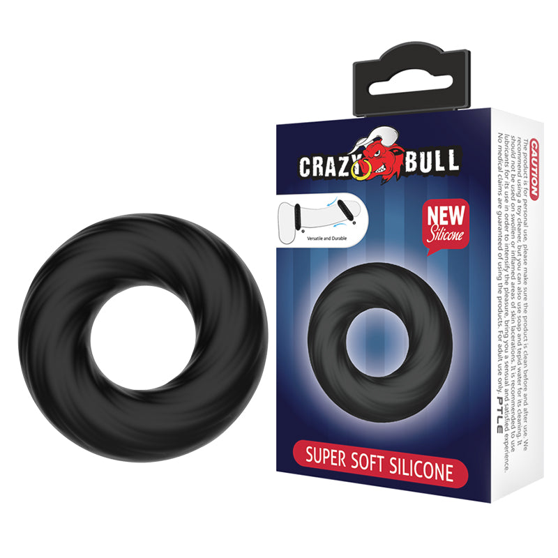 CRAZY BULL Cock Ring - Black Cock Ring - Just for you desires