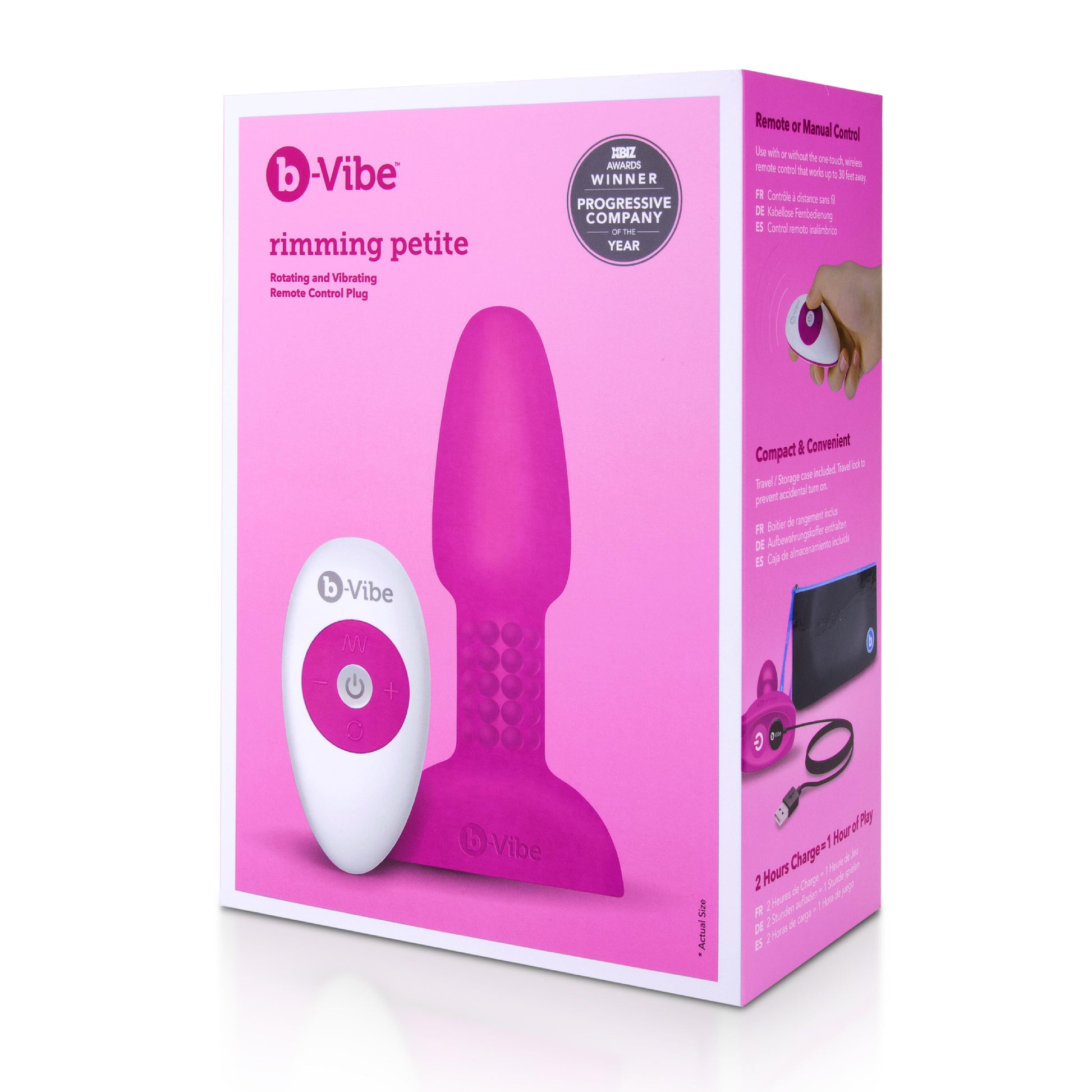B Vibe Rimming Petite Fuchsia - Just for you desires