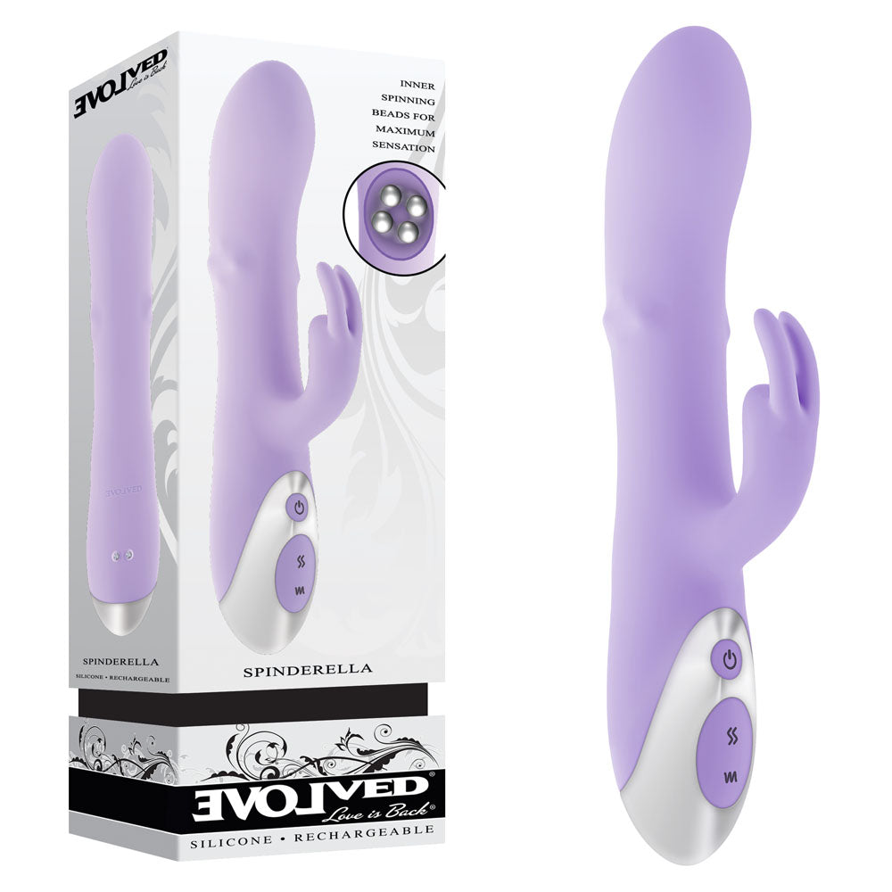 Evolved SPINDERELLA -  USB Rechargeable Rabbit Vibrator - Just for you desires