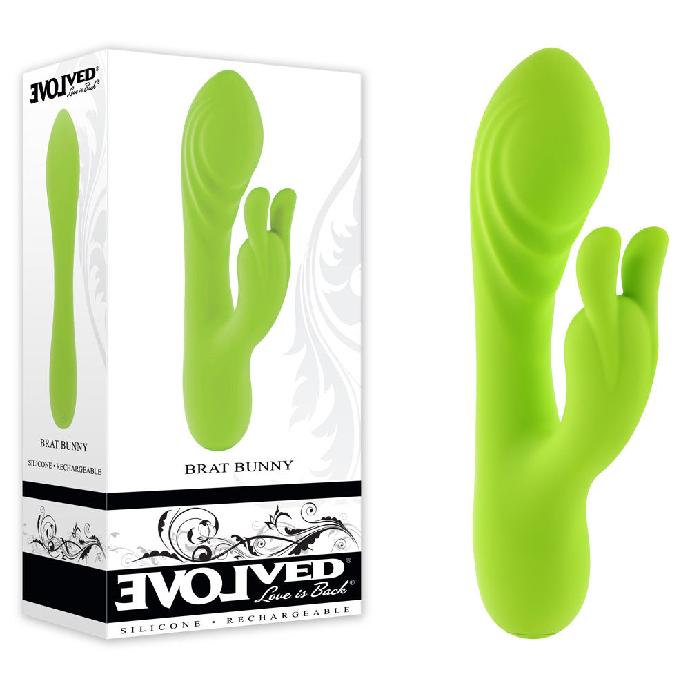 Evolved BRAT BUNNY -  16.2 cm USB Rechargeable Rabbit Vibrator - Just for you desires