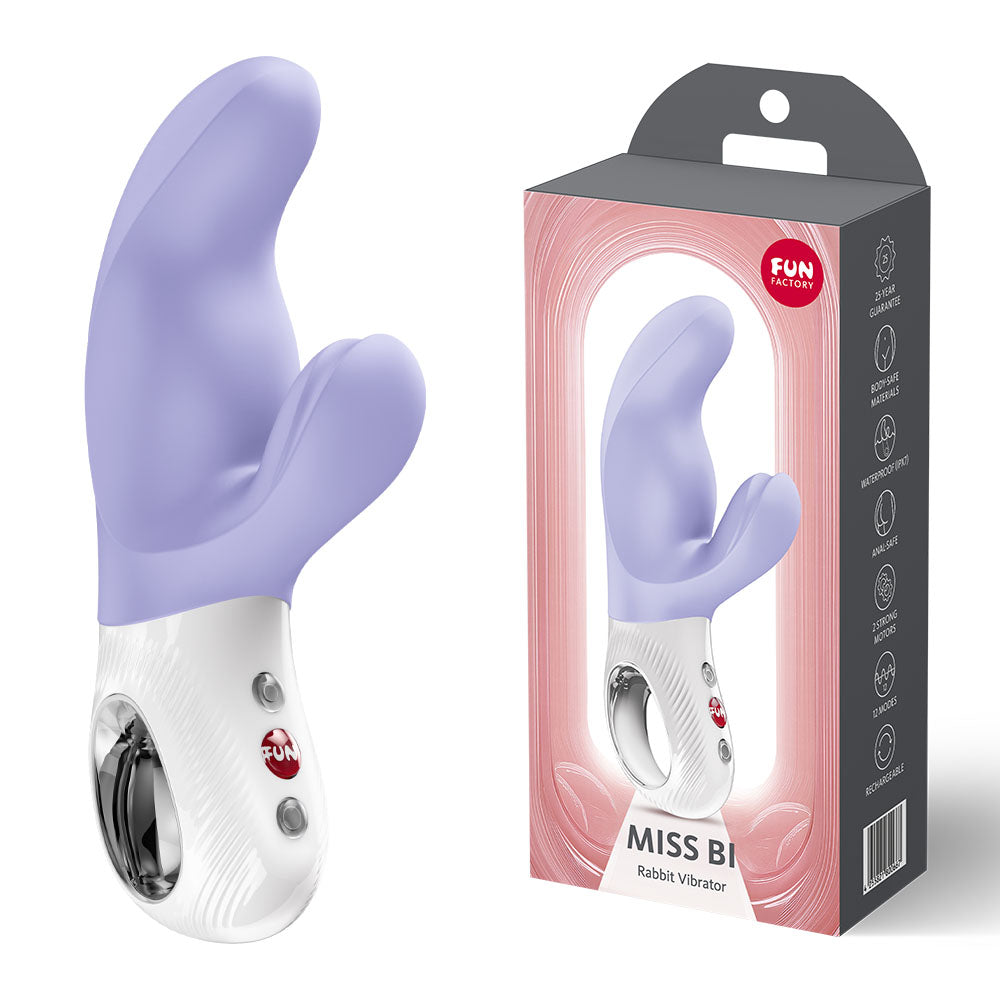 Fun Factory MISS BI  -  17 cm USB-C Rechargeable Vibrator - Just for you desires