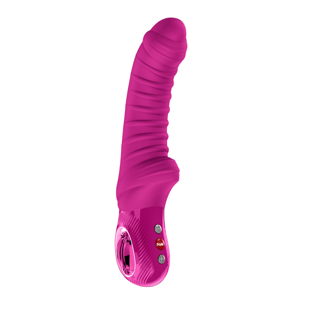 Fun Factory TIGER Magenta - Magenta 22.4 cm USB-C Rechargeable Vibrator - Just for you desires