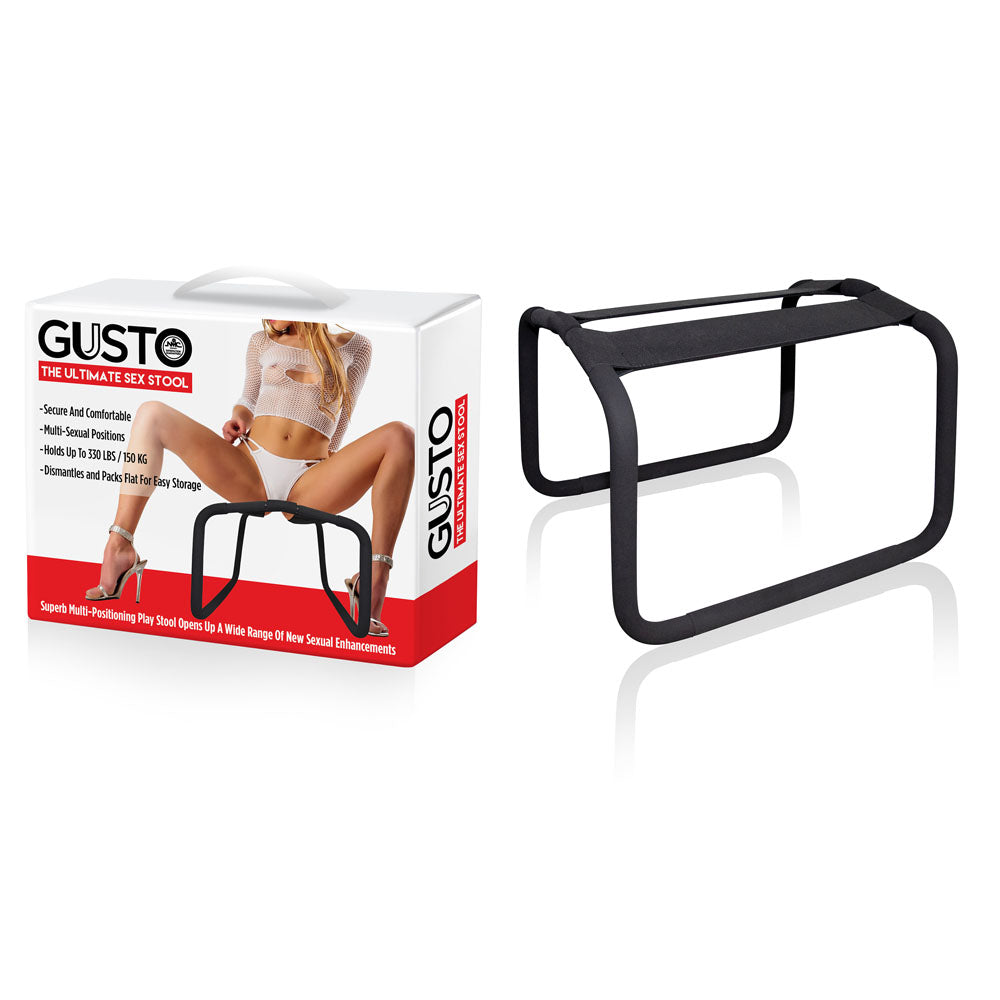 Gusto - Black Position Stool - Just for you desires