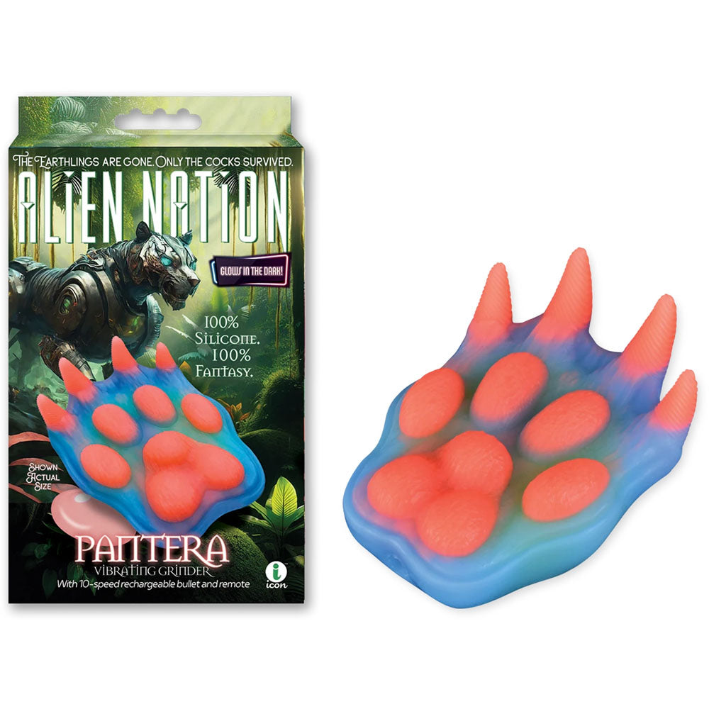 Alien Nation - Pantera - Coloured USB Rechargeable Vibrating Fantasy Grinder Pad with Remote - Just for you desires