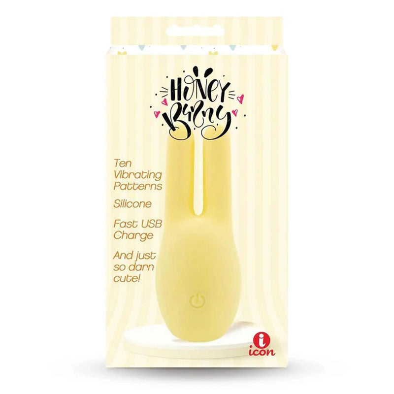 Buzzy Buddy, Honey Bunny - Yellow - Yellow USB Rechargeable Stimulator - Just for you desires