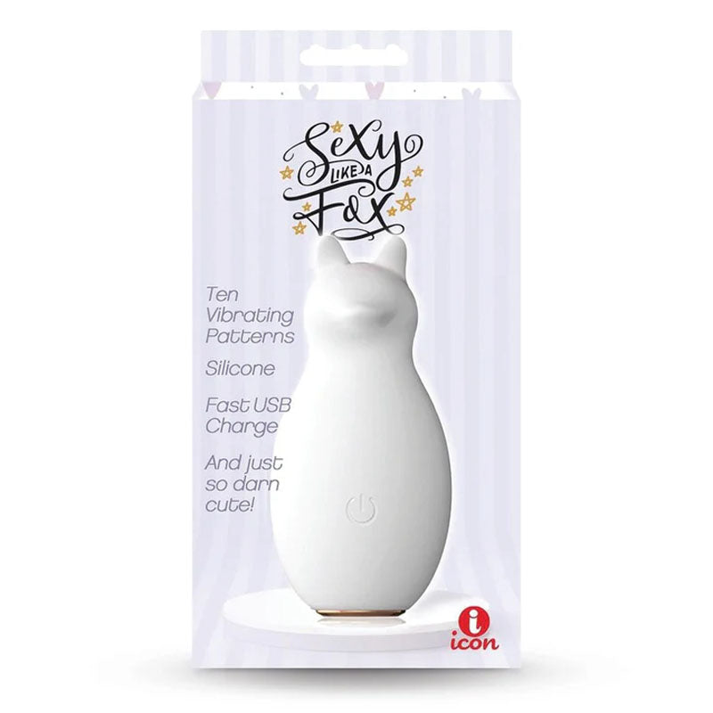 Buzzy Buddy, Sexy Like A Fox - White - White USB Rechargeable Stimulator - Just for you desires