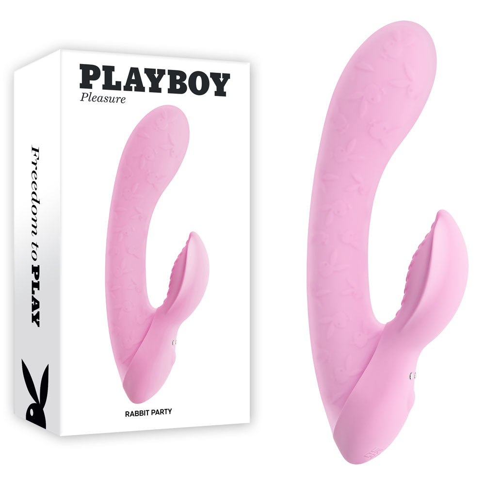 Playboy Pleasure RABBIT PARTY -  15.2 cm USB Rechargeable Rabbit Vibrator - Just for you desires