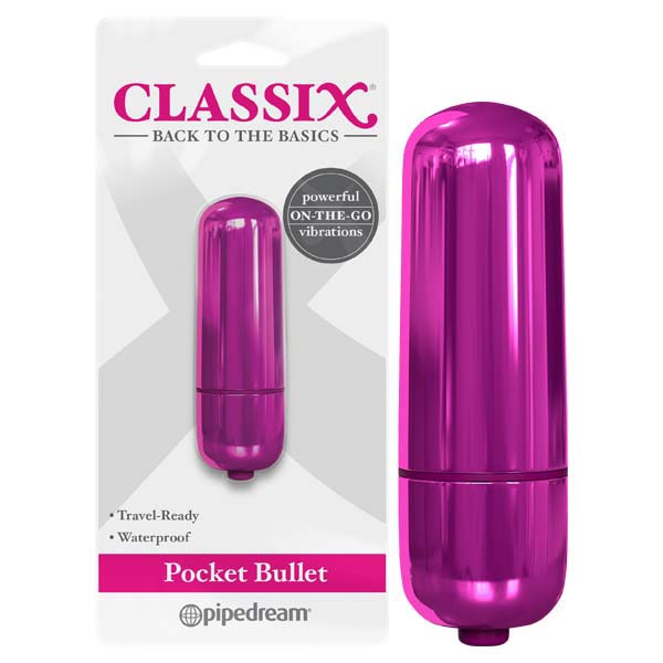 Classix Pocket Bullet - Metallic Pink 5.6 cm Bullet - Just for you desires