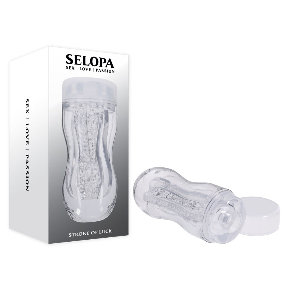 Selopa STROKE OF LUCK - Clear Stroker - Just for you desires