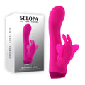 Selopa BUTTERFLY LOVE - Pink 13.8 cm USB Rechargeable Butterfly Vibrator - Just for you desires