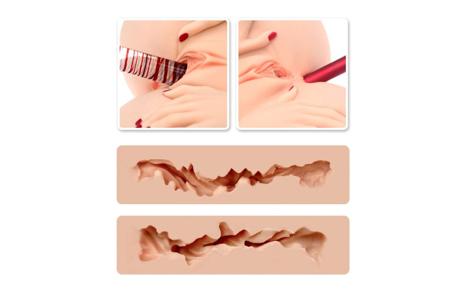 Spread Me Pussy and Anal Masturbator Torso Barbie - Just for you desires