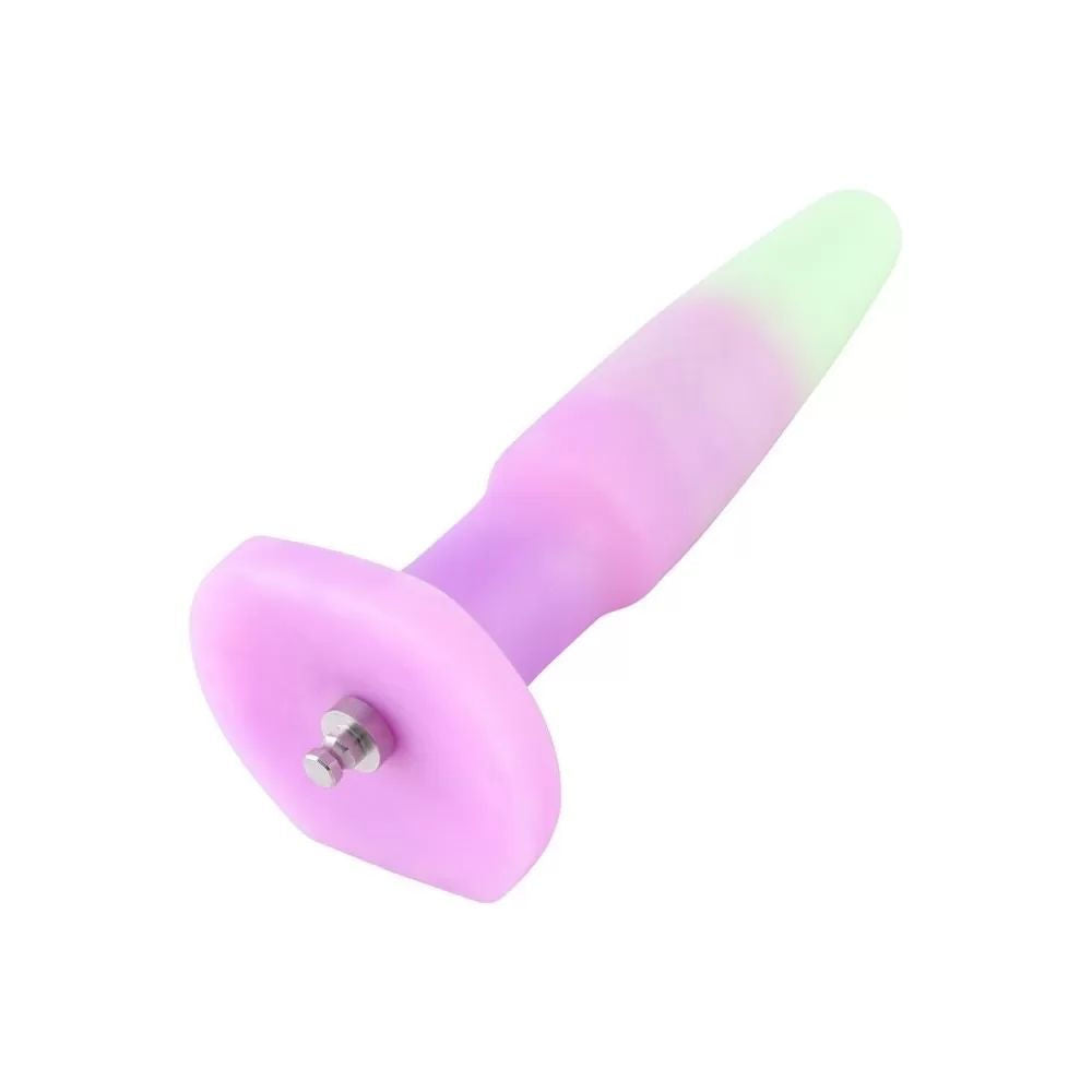 Hismith 7.4in Glow in the Dark Silicone Dildo for Anal Sex - Just for you desires