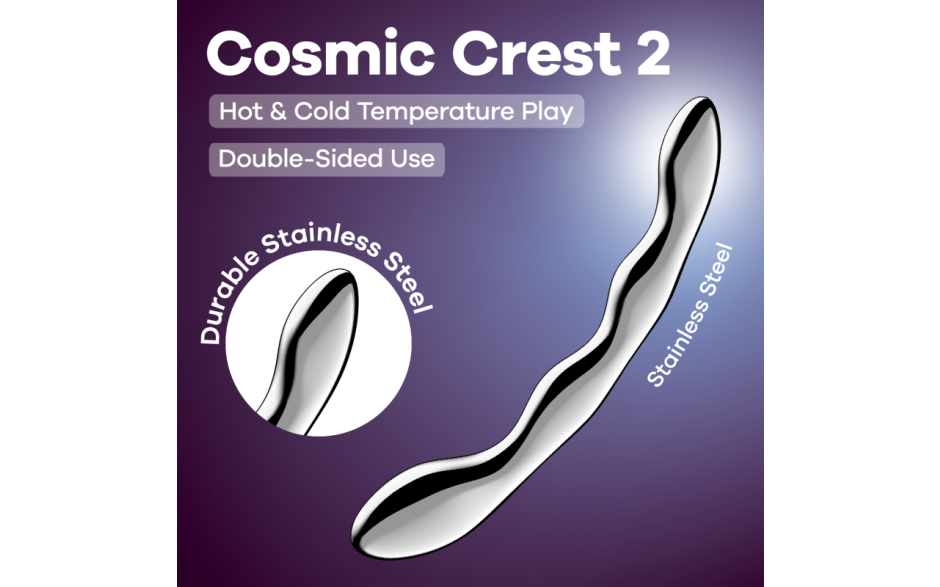 Satisfyer Cosmic Crest 2 Silver - Just for you desires