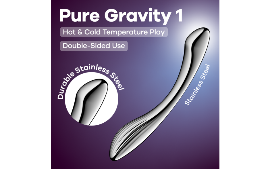 Satisfyer Pure Gravity 1 Silver - Just for you desires