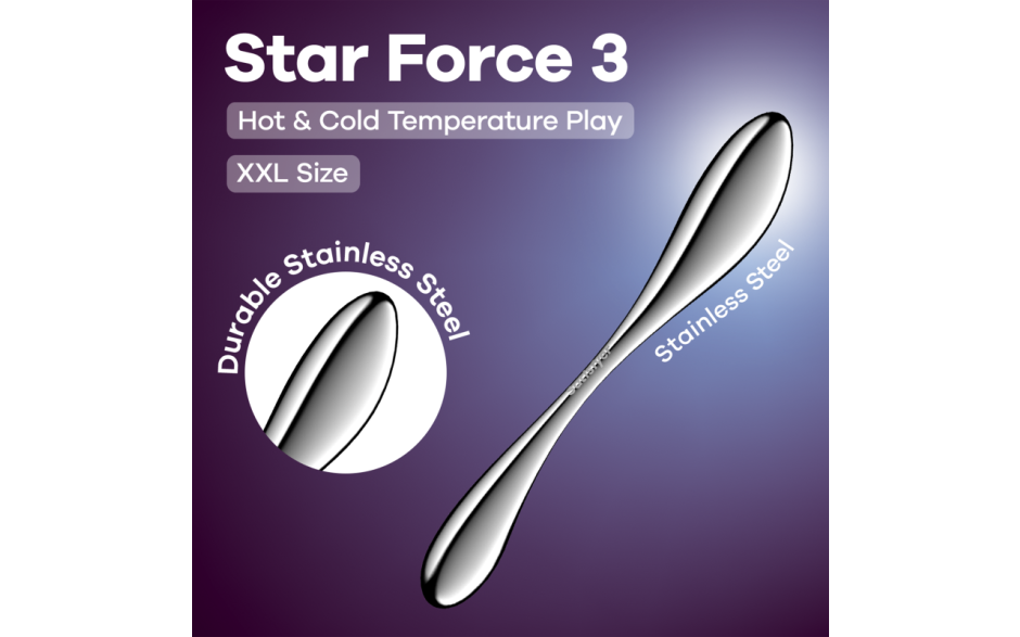 Satisfyer Star Force 3 Silver - Just for you desires