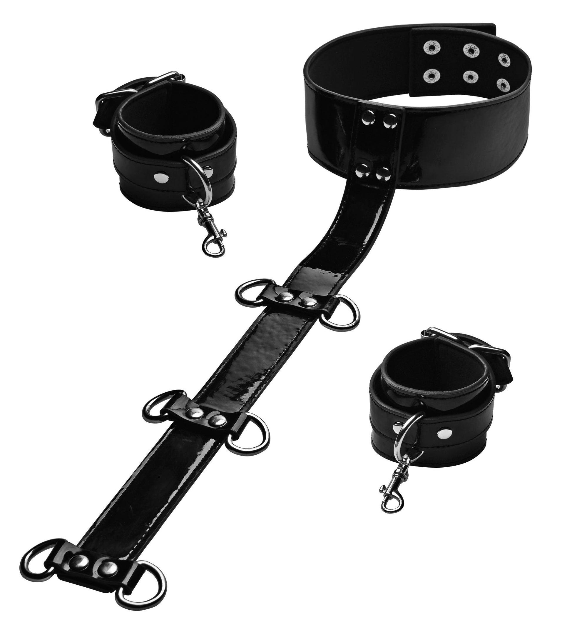 Bound Around Neck to Wrist Restraints - Just for you desires