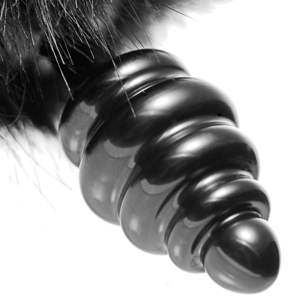 Black Bunny Tail Anal Plug - Just for you desires