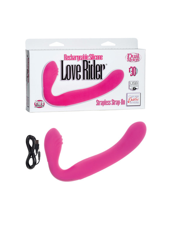 140192 - Rechargeable Silicone Love Rider Strapless Strap-On - Just for you desires