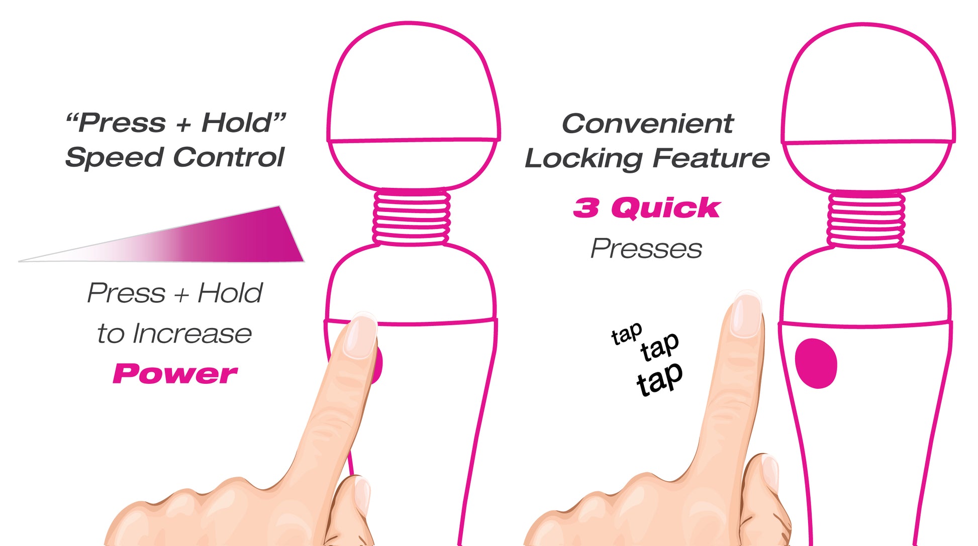 Palm Power Recharge Personal Massager Waterproof - Just for you desires