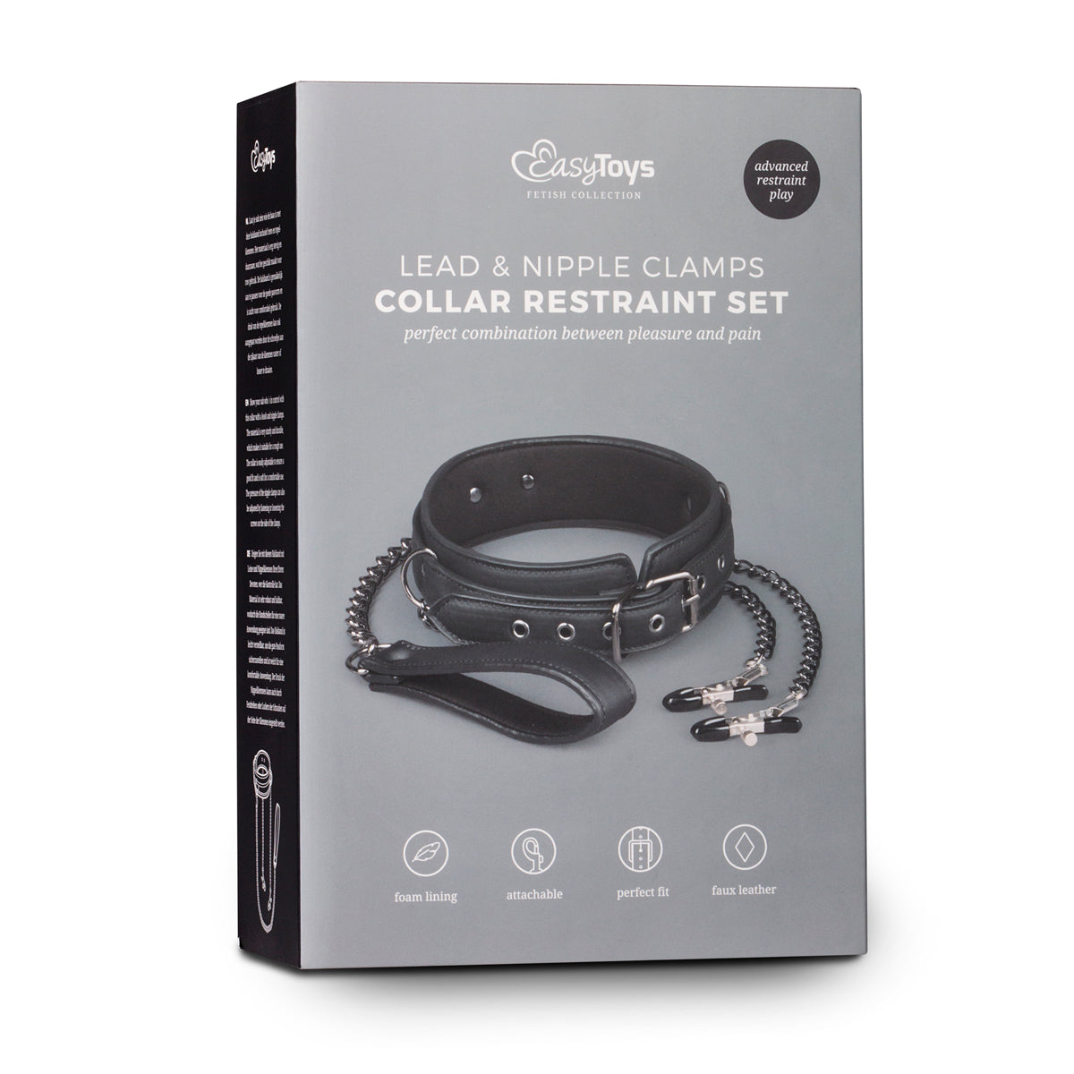 Collar With Nipple Chains - Just for you desires