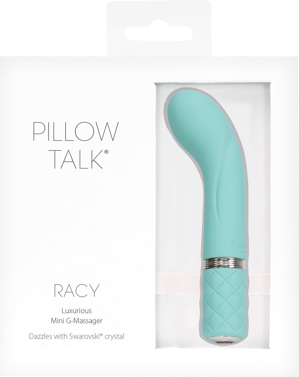 Pillow Talk Racy With Swarovski Crystal Teal - Just for you desires