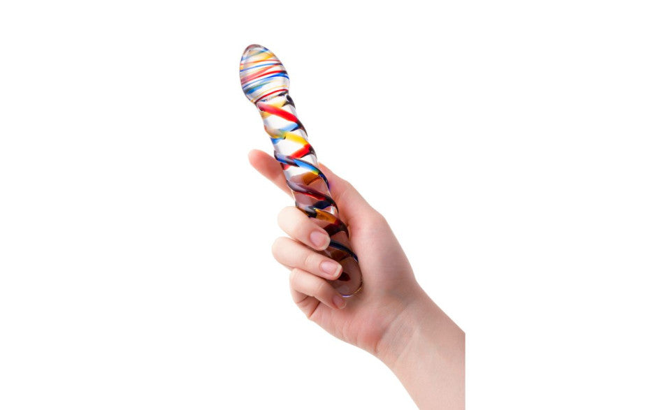 Sexus Glass Dildo Tropicana 19.5cm - Just for you desires