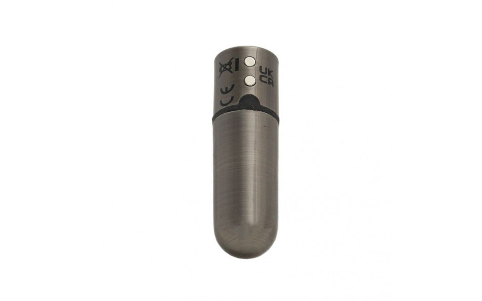 Power Bullet First Class Rechargeable Bulllet w Crystal Gun Metal - Just for you desires
