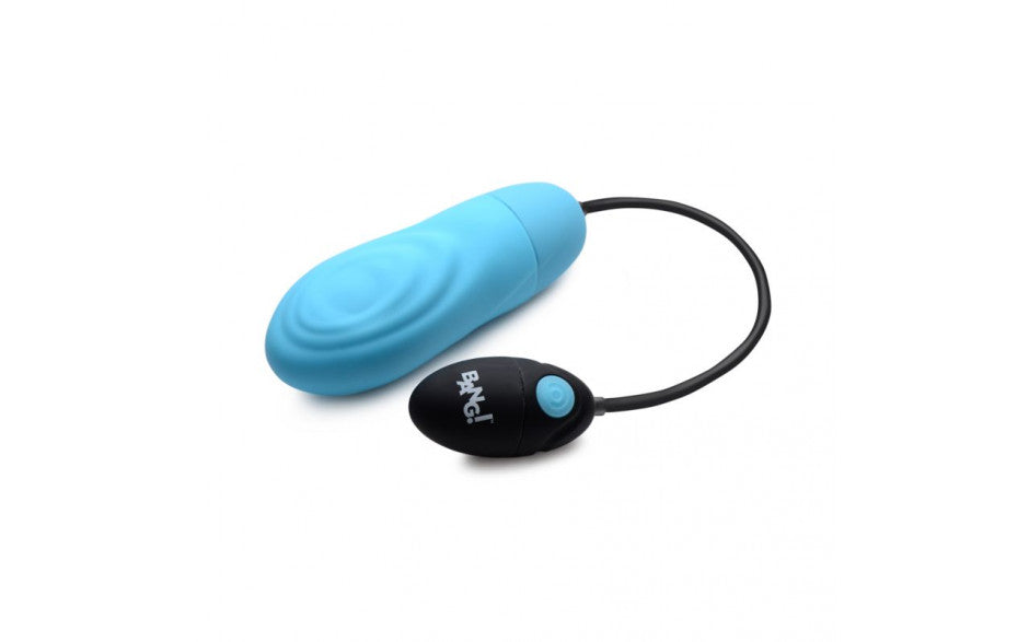 7X Pulsing Rechargeable Bullet- Blue - Just for you desires