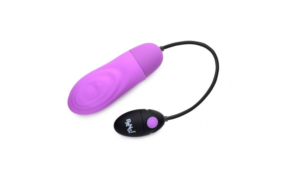 7X Pulsing Rechargeable Bullet- Purple - Just for you desires