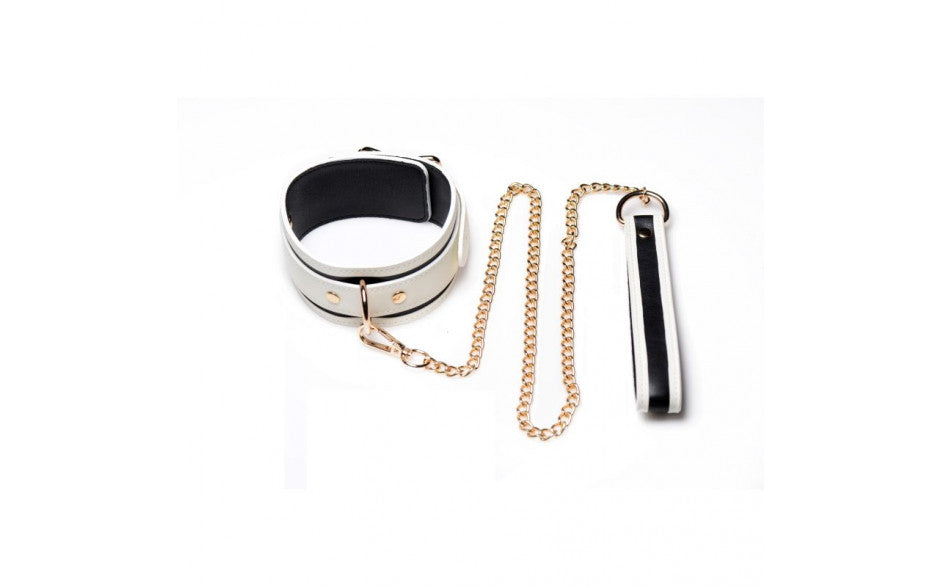 Kink in the Dark Glowing Collar & Lead Flouro Green - Just for you desires