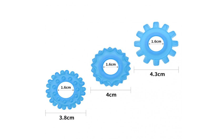 Lumino Play Penis Rings 3 Pc - Just for you desires