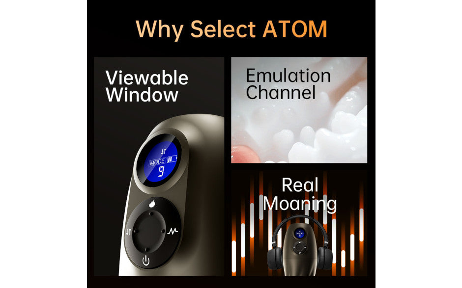 Atom Electronic Masturbator - Just for you desires
