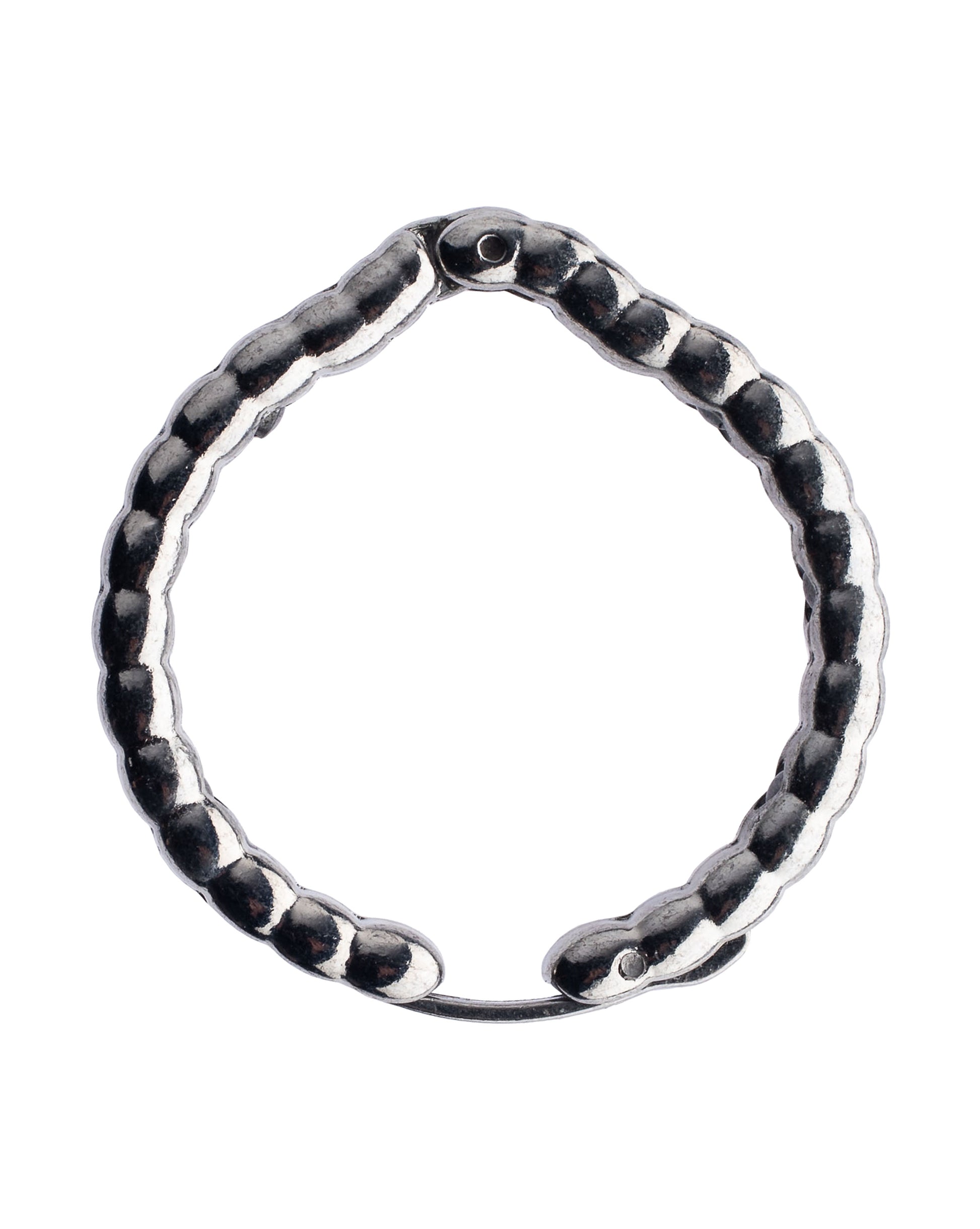 Kink - Stainless Steel Ridged Adjustable Penis Head Ring 30 - 35mm - Just for you desires