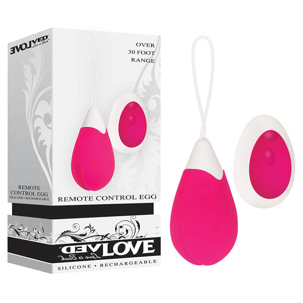 Evolved Remote Control Egg - Pink USB Rechargeable Egg with Wireless Remote Control - Just for you desires