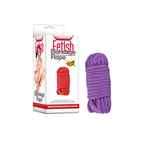 Fetish Bondage Rope - Purple - 10 m Length - Just for you desires