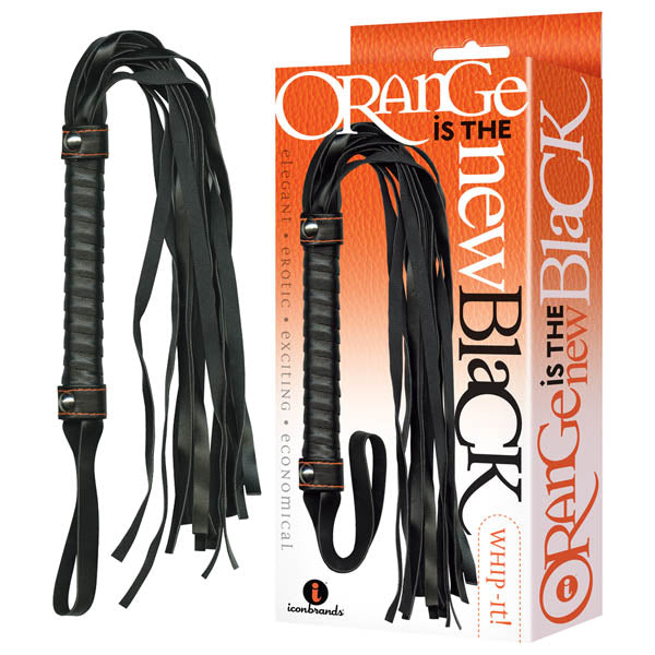 Orange Is The New Black - Whip-it! - Black Flogger Whip - Just for you desires
