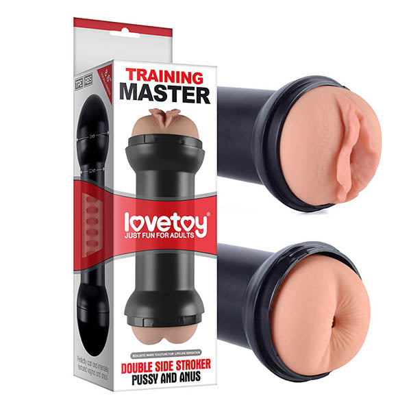 Training Master Double Side Stroker - Pussy & Ass Double Sided Stroker - Just for you desires