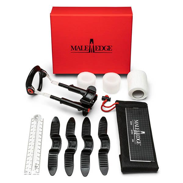 MaleEdge Pro Kit - Penis Enlarger Kit in Red Case - Just for you desires
