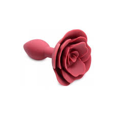 Booty Bloom Silicone Rose Plug Large Red - Just for you desires